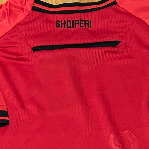 ALBANIA National Team Blue JERSEY Sz Men's M,L,XL or 2XL NWT by Macron - Picture 7 of 7